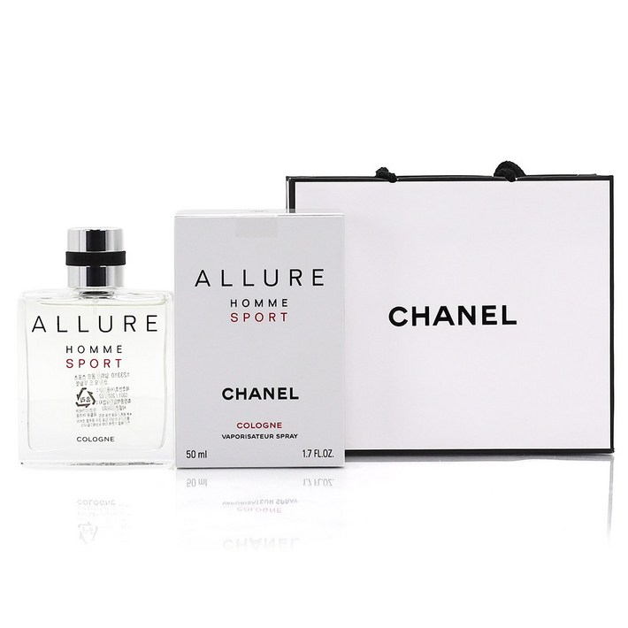 정식 한글라벨 백화점제품 샤넬 알뤼르 옴므 스포츠 코롱 오 드 뚜왈렛, 쇼핑백 동봉