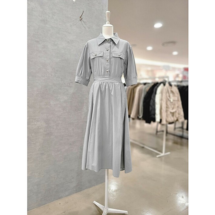 씨씨콜렉트 플랩포켓 셔츠 원피스 E232PSE15H1615325