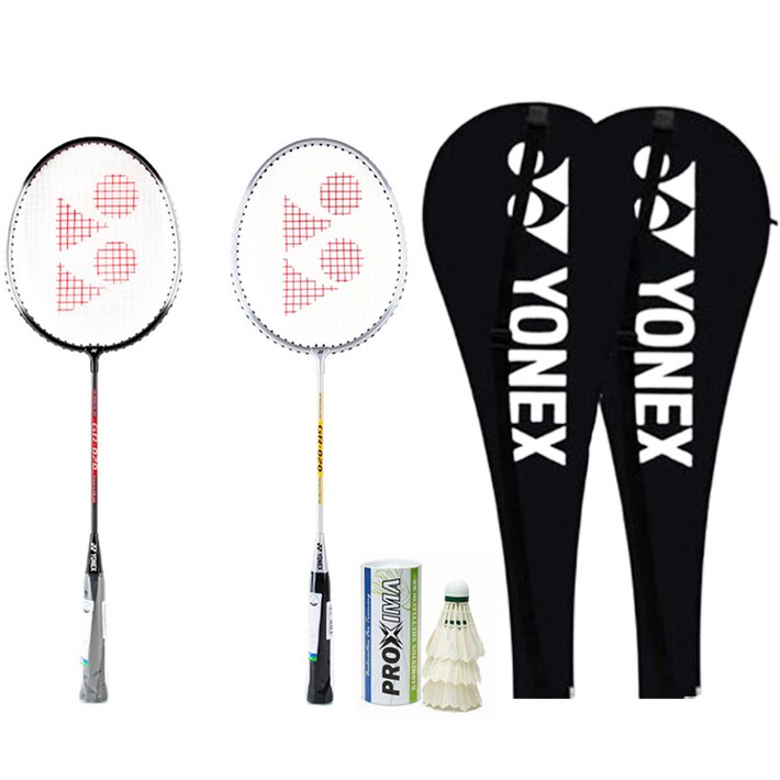 Yonex GR020 배드민턴 라켓 2자루가방, 1세트, GR020