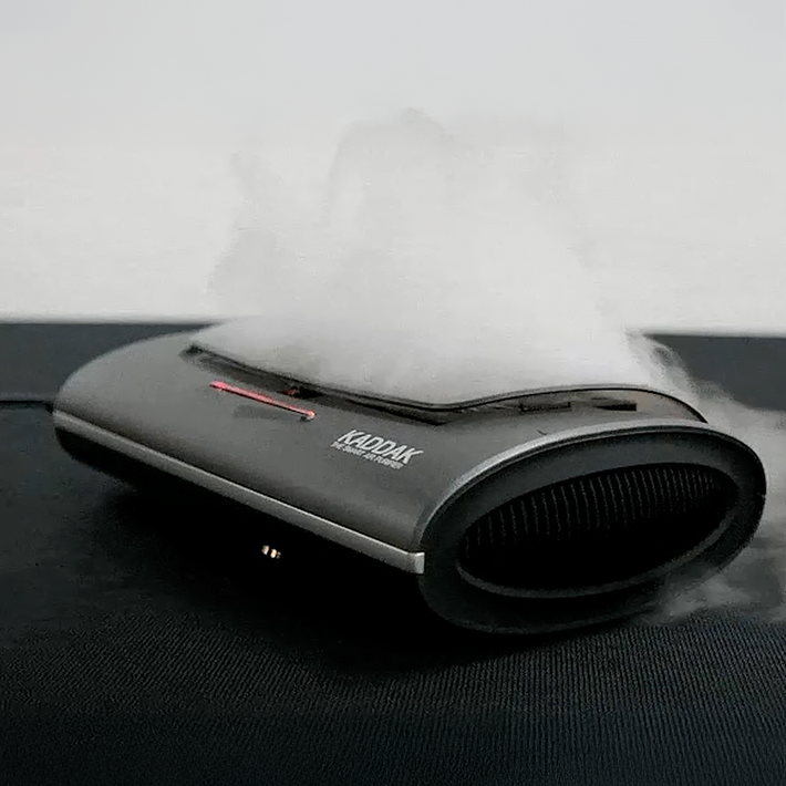 차량용 참숯 3중 필터 공기청정기 UV 살균 공기 정화, 블랙