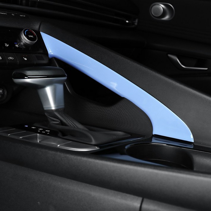 카스타 호환 아반떼 CN7 N 카본 몰딩 기어라인 커버 지문 오염 방지 실내 튜닝 자동차 용품