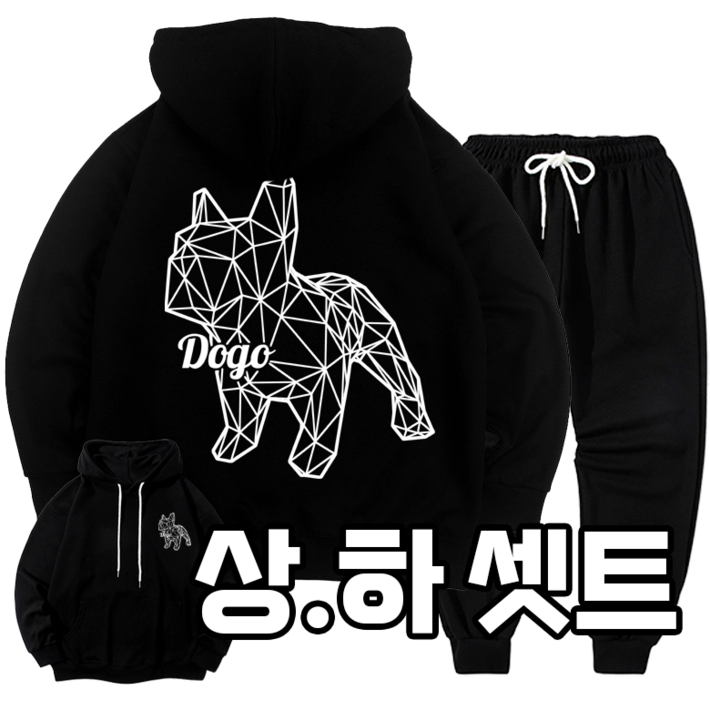 당일출고 DOGO 불독 조거 상하셋트  미라클 MXXL , 남녀 공용, 빅사이즈