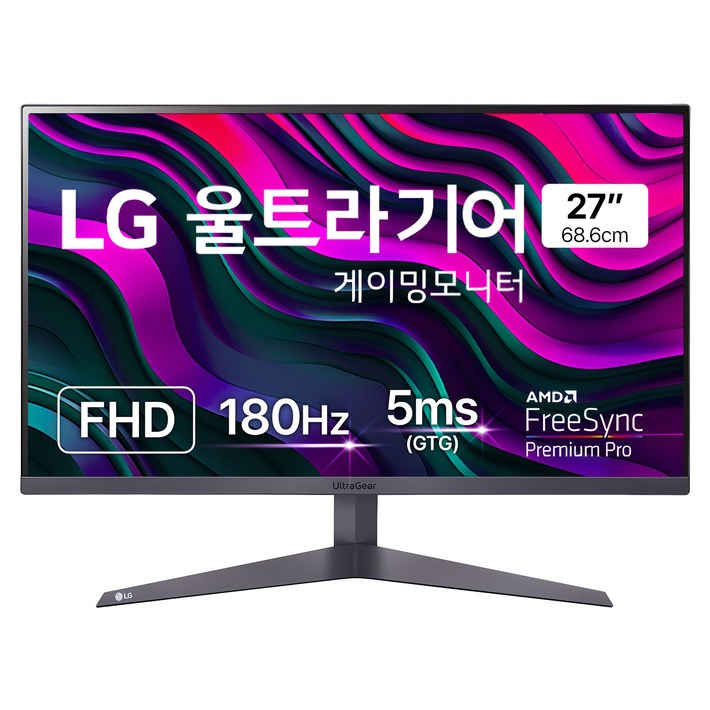 LG전자 FHD 울트라기어 게이밍 모니터, 68.6cm, 27GS50F LG전자 FHD 울트라기어 게이밍 모니터, 68.6cm, 27GS50F