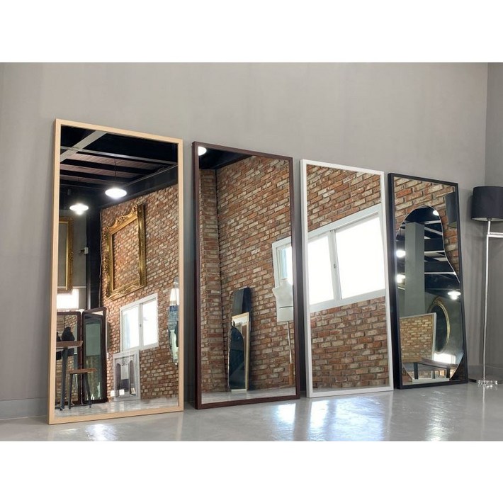 [정품자재]대형와이드 전신거울 - 60x180xm부터 150x180xm - 4가지칼라  -  미용실,네일샵,드레스룸,현관,거실,벽거울,매장인테리어,집꾸미기 - 맞춤제작가능