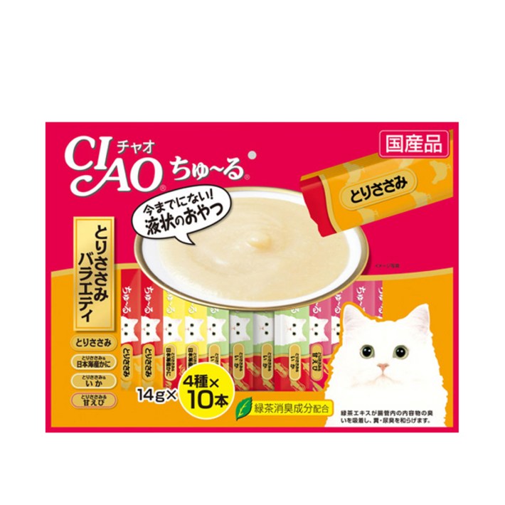 챠오츄르 고양이 간식, 닭가슴살 버라이어티, 560g, 1개 챠오츄르 고양이 간식, 닭가슴살 버라이어티, 560g, 1개