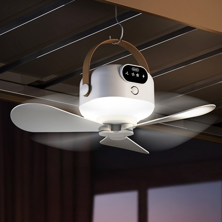 홈앤스테이 캠핑 실링팬 무선 충전식 대용량 타프, DS001