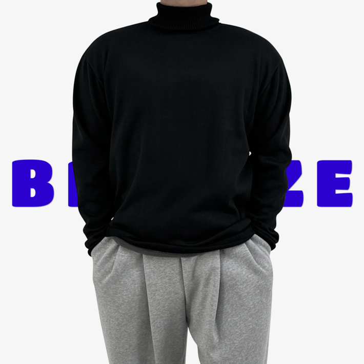 XL5XL 블루제이 목이 편한 빅사이즈 오버핏 기모 목티
