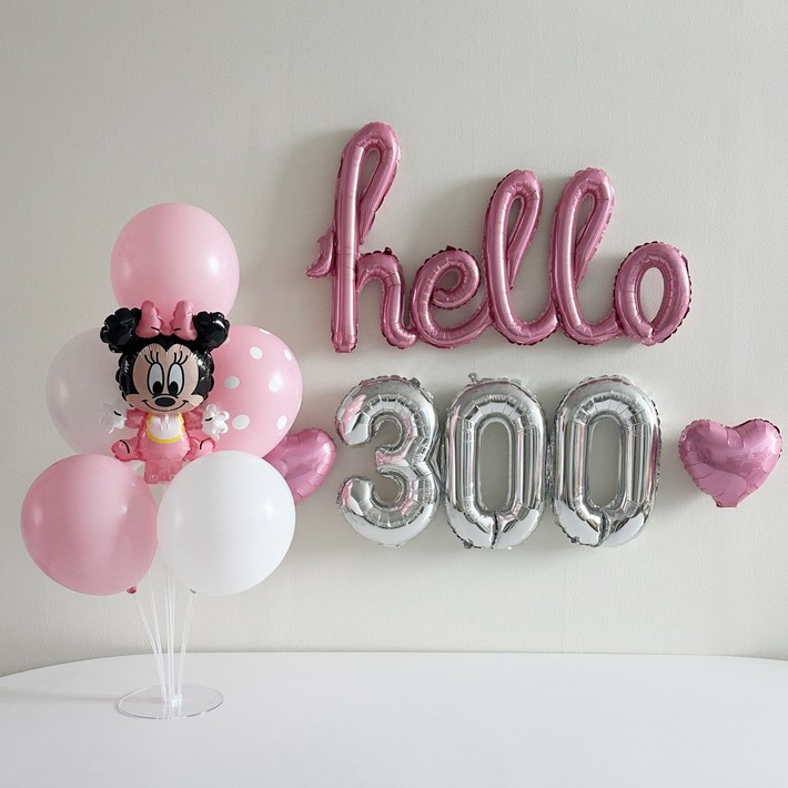 미키마우스 미니마우스 기념일 파티 풍선세트