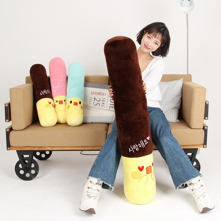 드림에버 대형 빼빼로 인형 롱쿠션 3종 커버분리 110cm 60cm 옵션선택 필수