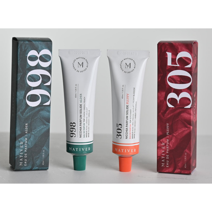 마티베르 승무원 고체향수 11 사과나무꽃향 305, 포근한들판향 998 핸드크림 겸용 40ml 남녀공용