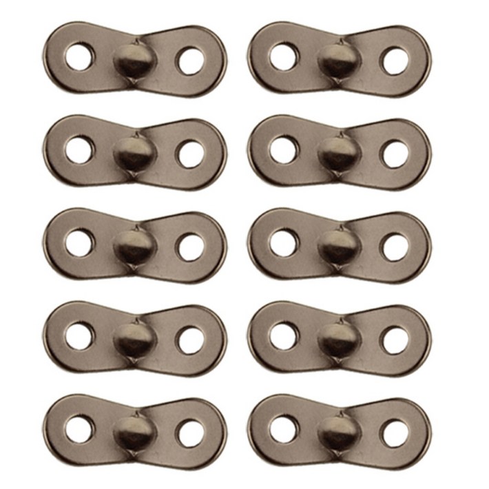 10 PCS 알루미늄 합금 텐트 로프 텐셔너 캠핑 비 슬립 코드 잠금 버클 듀얼 구멍 바람 밧줄 땅콩 스토퍼