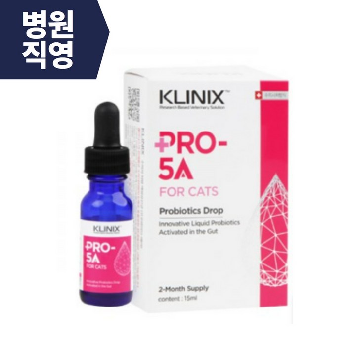 클리닉스 Pro 5A 프로파이브에이 강아지 고양이 액상유산균 15ml, 1개
