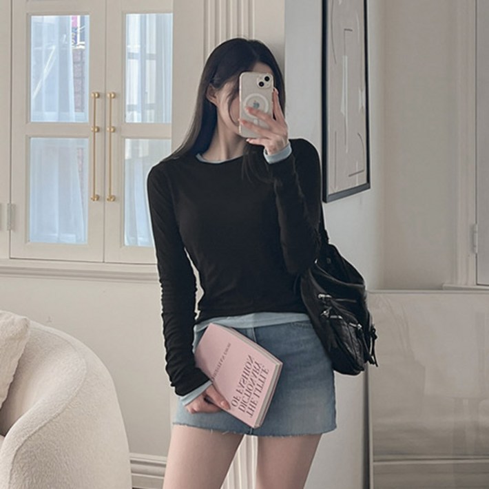 메이빈스데라 레이어드 티셔츠