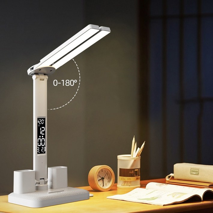 듀얼캡 LED 블루라이트 차단 학습용 책상 스탠드