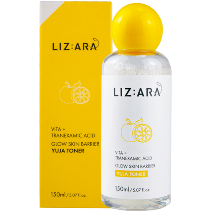 리즈아라 트라넥삼산 1만 PPM 멜라닌 미백 유자 수분 토너