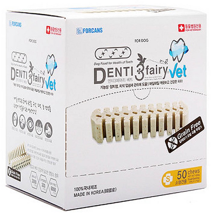 포켄스 덴티페어리 베트 50p 껌, 1개, 50p