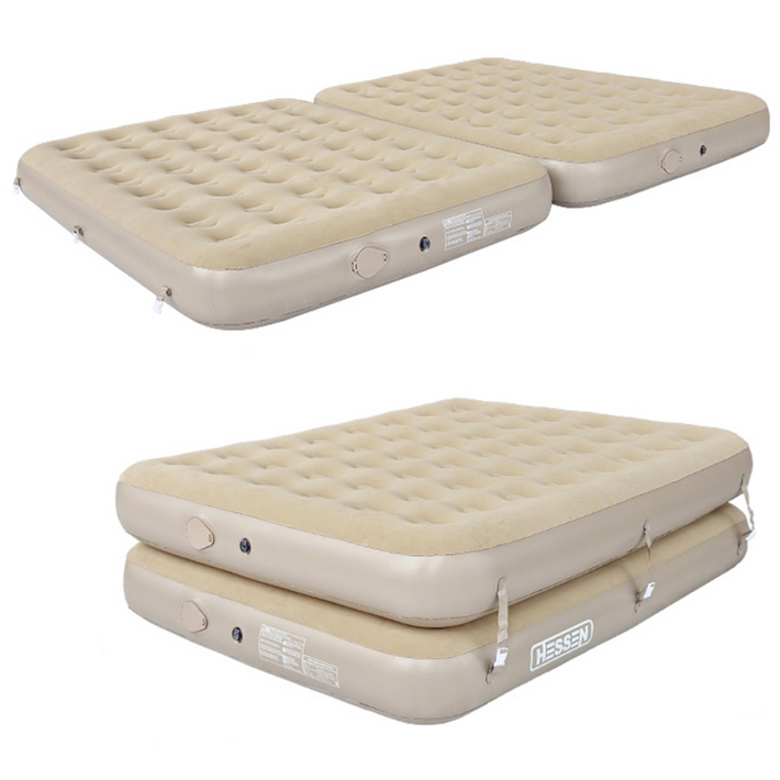 홈쇼핑 HIT 헤쎈 트윈 에어 베드 11 원터치 공기주입 전자동 2층 매트리스 싱글더블