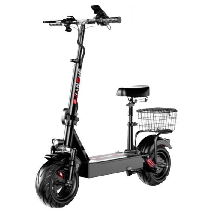 우주킥 후면 충격흡수 전동킥보드 성인용 전기킥보드 접이식 듀얼 초소형 초경량 대리기사 출퇴근킥보드 앉아서타는킥보드 어른용킥보드, 1개