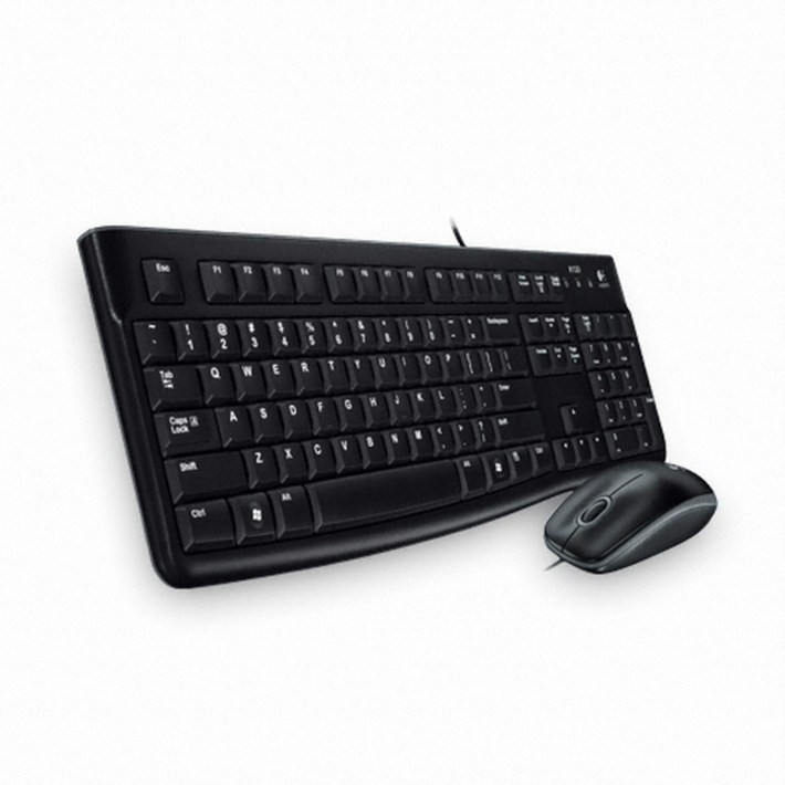 로지텍 데스크탑 유선 키보드 마우스 세트 MK120 New 로지텍 데스크탑 유선 키보드 마우스 세트 MK120 New