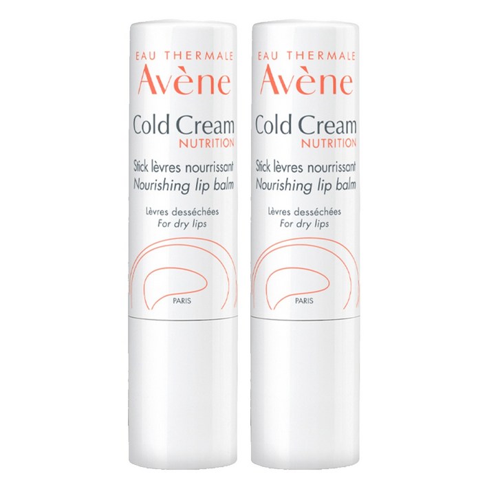 아벤느 콜드크림 너리싱 립밤, 단일색상, 4g, 2개