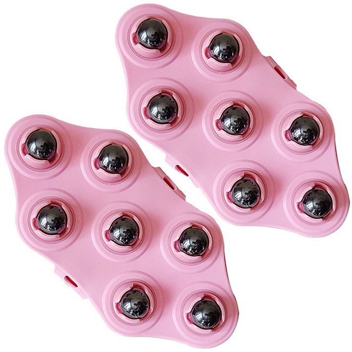 오피르 자석 마사지볼, 핑크, 2개 오피르 자석 마사지볼, 핑크, 2개