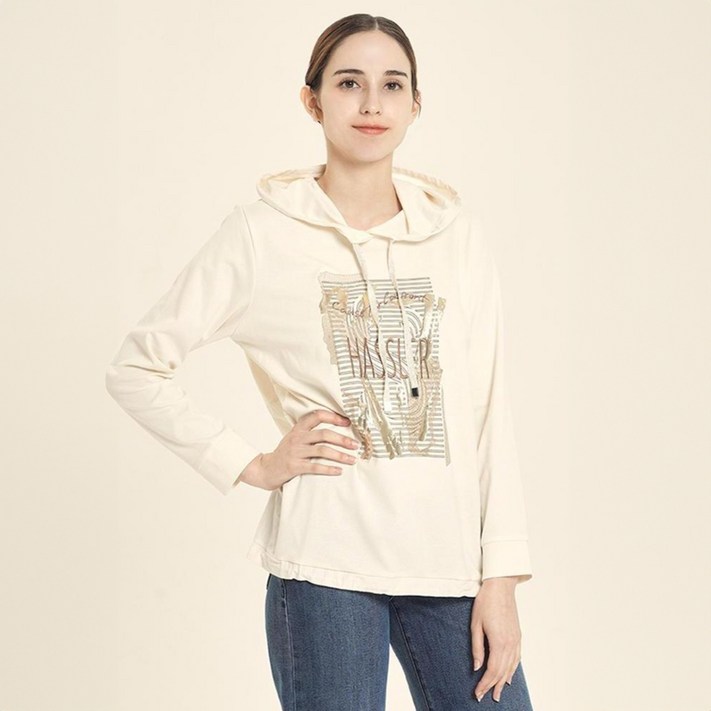 올리비아하슬러 후드 기본 티셔츠 OHCFTS205