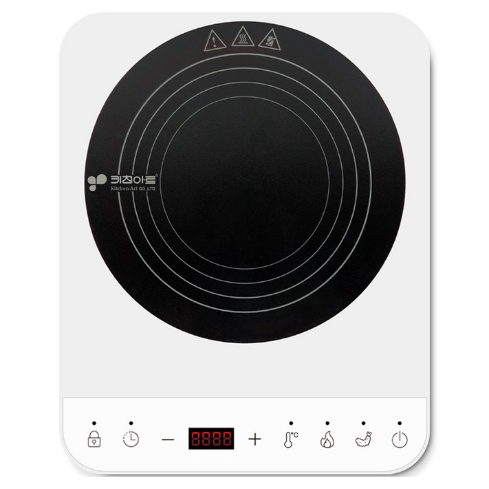 키친아트 허브 인덕션 1구, KI3000W, 프리스탠딩