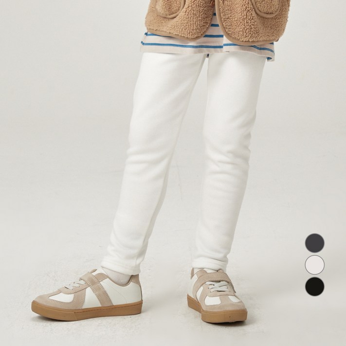 베이스알파에센셜 아동용 베이직 기모 레깅스