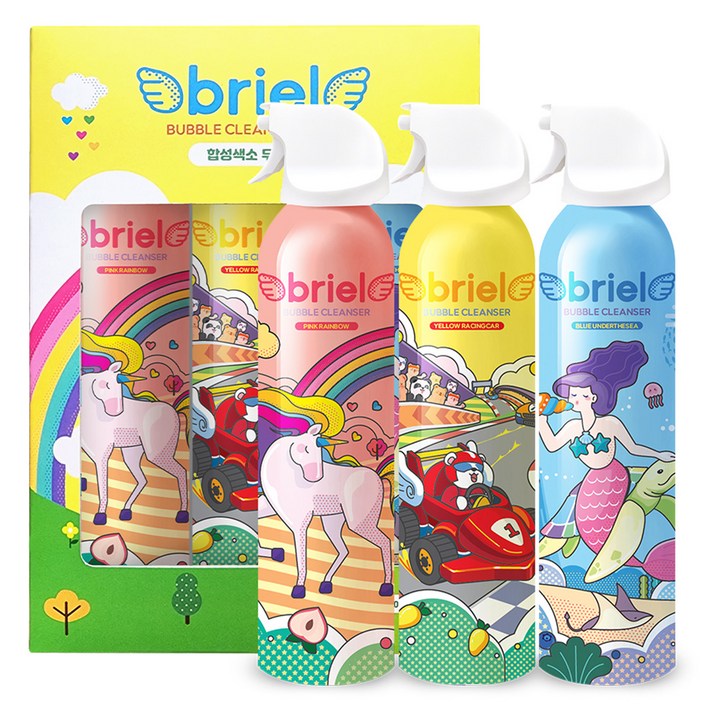 디보트브리엘 버블 클렌저 3종 세트, 600ml, 1세트