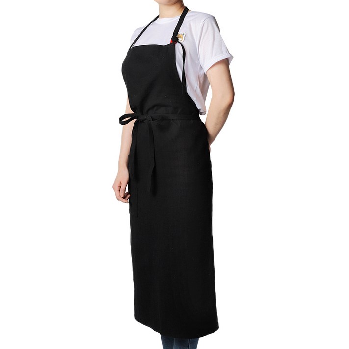 이즈미 린넨 원피스 앞치마
