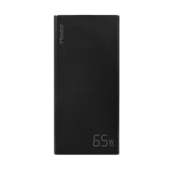 모루이 초고속충전 65W PD 보조배터리 30000mAh, TL30T, 블랙TL30TB