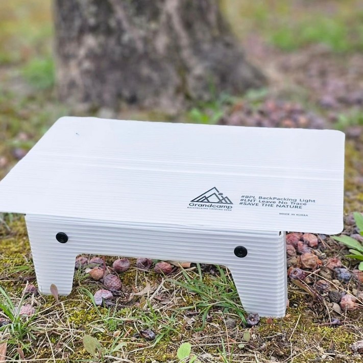 그랑캠프기어 초경량 접이식 백패킹 테이블 등산 차박 미니멀캠핑 단프라 좌식 BPL 테이블 라이트1
