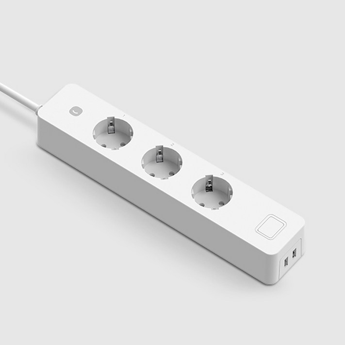 헤이홈 스마트 멀티탭 3구 멀티 콘센트 USB 2포트 IoT 원격 음성제어 GKWPS031