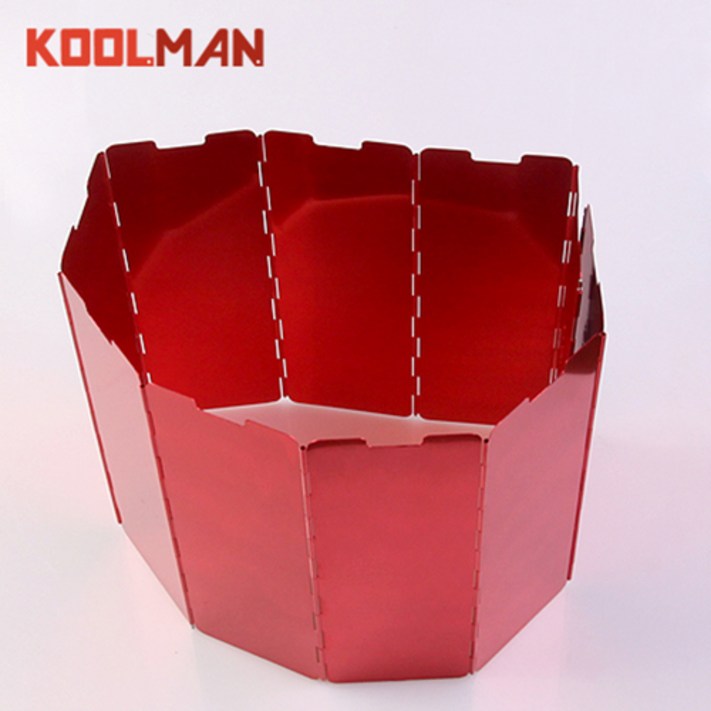 KOOLMAN쿨맨 10단 윈드스크린 버너 바람막이 red, 10단 레드, 1개