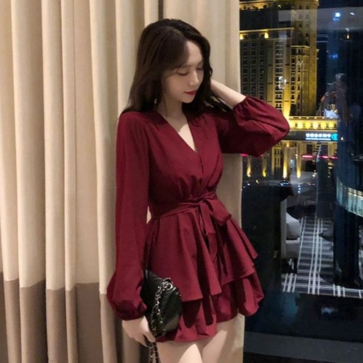 페플럼 블라우스 길이 허리 상의 캐주얼 우아한 패션 미국 스타일 셔츠