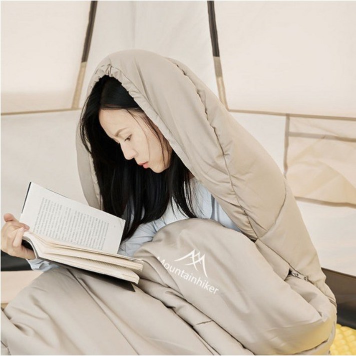 마운틴하이커 경량 침낭 1200g 1800g Mountainhike, 1개, 1200g좌타입