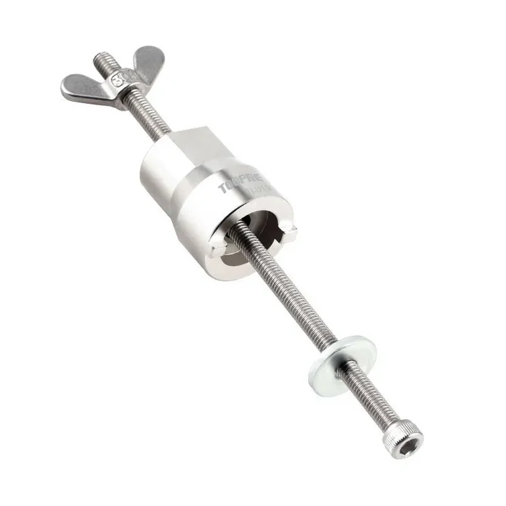 TOOPRE 자전거 타워 베이스 제거 도구 슬리브 포함 스테인레스 스틸 허브 꽃 드럼 MTB 슬롯 잠금 구조