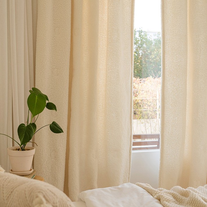 스테이웜 바람막이 누빔 방한커튼