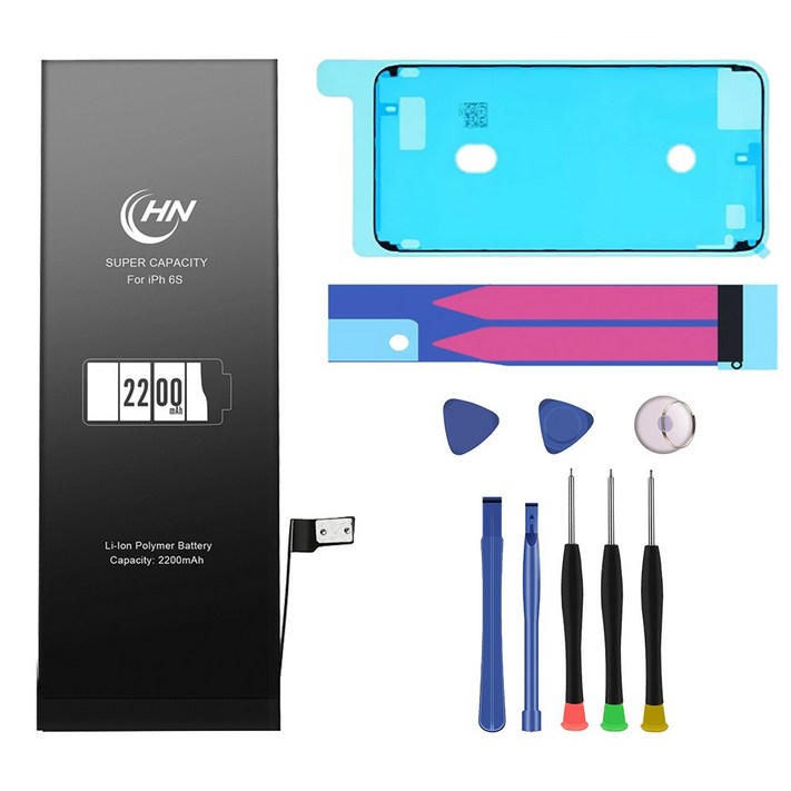 KC인증 아이폰배터리 아이폰6S 대용량 배터리 자가 수리 교체 2200mAh