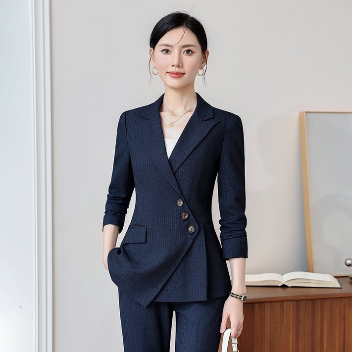 휠렉스 여성 오피스룩 정장 9분 통바지 상하세트 JT419