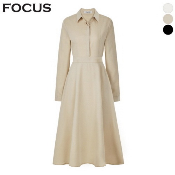 포커스 포커스 히든버튼카라원피스VF5S1OP3121