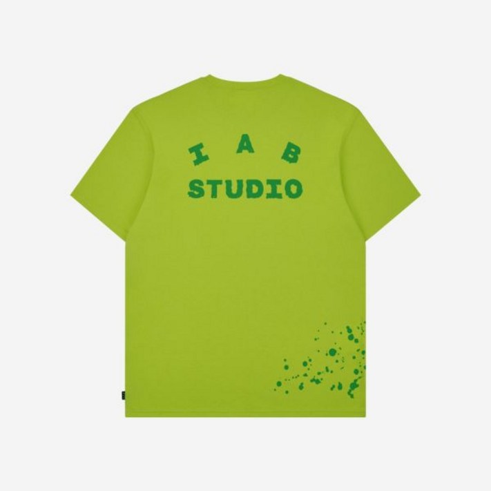 IAB Studio 아이앱 스튜디오 스플래쉬드 티셔츠 라임