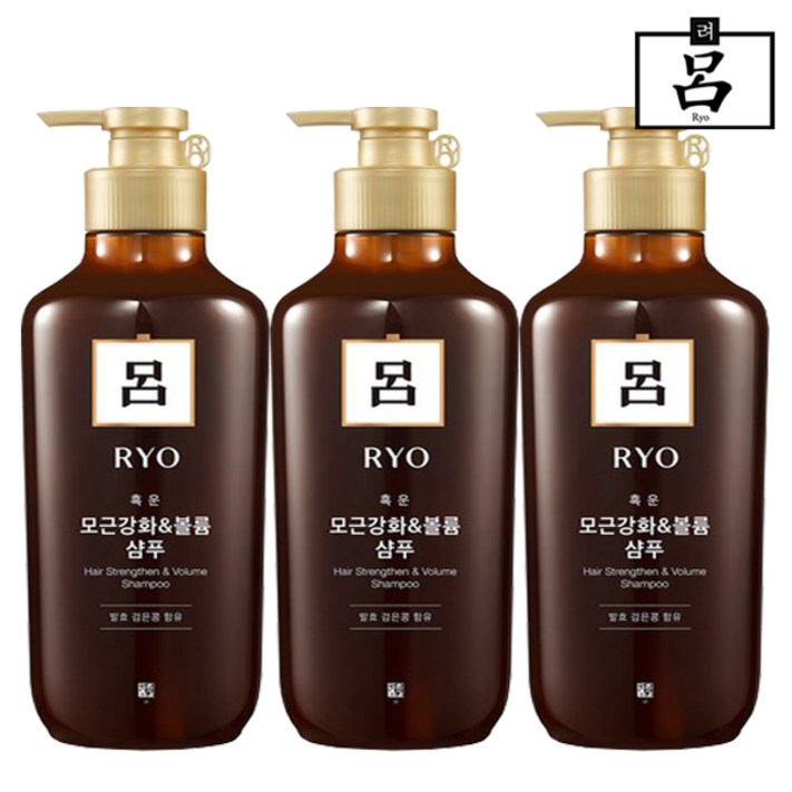 려 흑운 모근강화 볼륨케어 샴푸