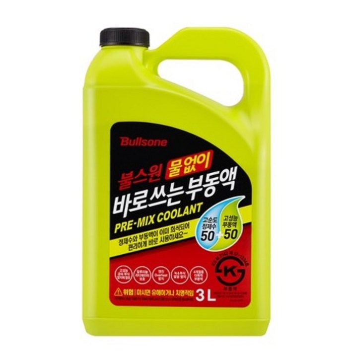 불스원 물없이바로쓰는부동액3L, 단품 불스원 물없이바로쓰는부동액3L, 단품