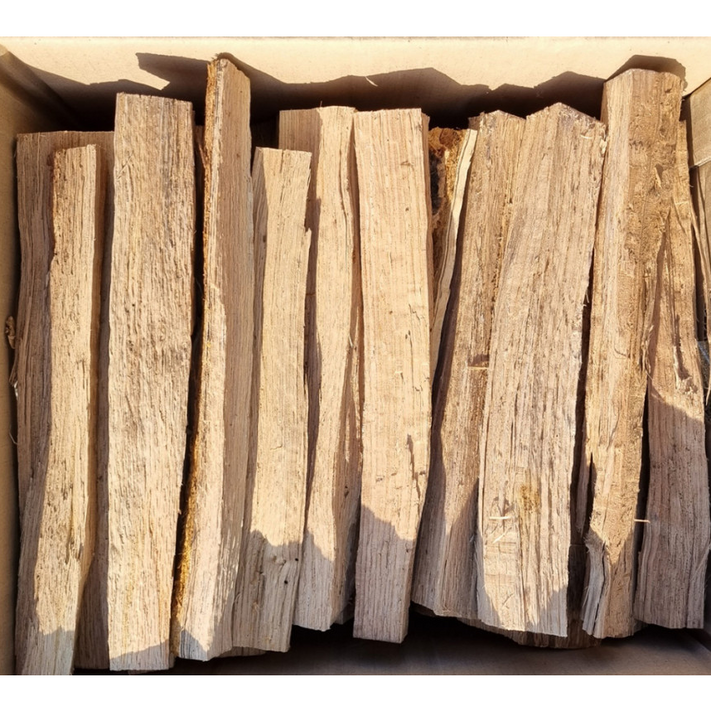 국내산 최고급 잘 건조된 참나무 바베큐용 장작 20KG 박스 길이 35  두께 78