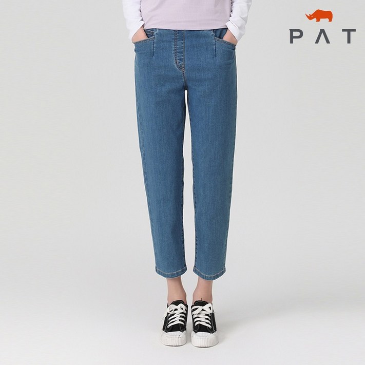 국내매장판 PAT여성 전체밴드 세미배기 데님 팬츠1J22633 106759