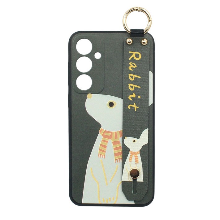 신서엔코 갤럭시S23FE 갤럭시S23 FE 갤럭시 S23 FE 5G 케이스 Galaxy Phone Case SCS1533 일러스트 핸드 스트랩 휴대폰 케이스