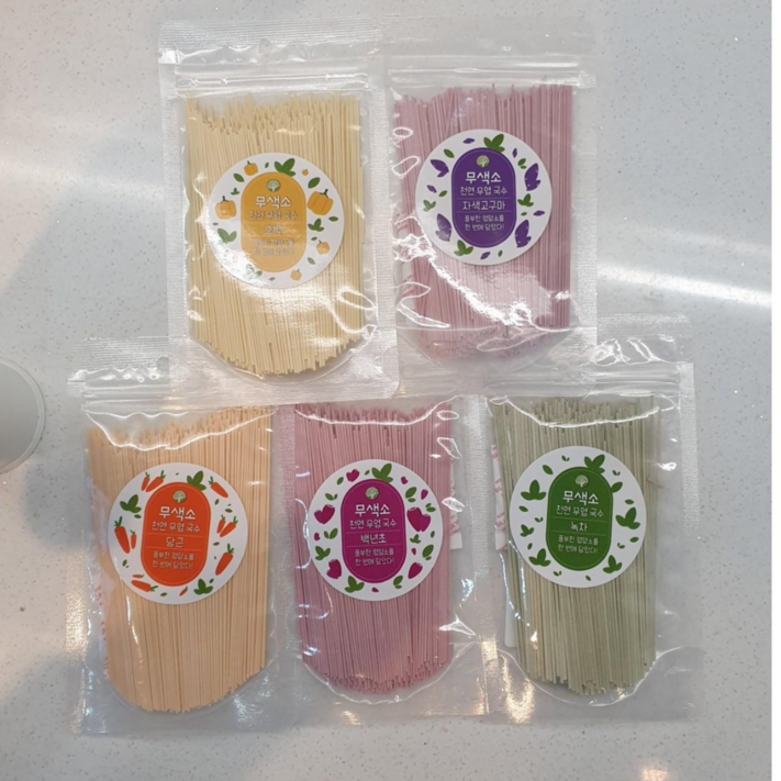 앵무새 소동물 간식 무염국수 5종세트 250g