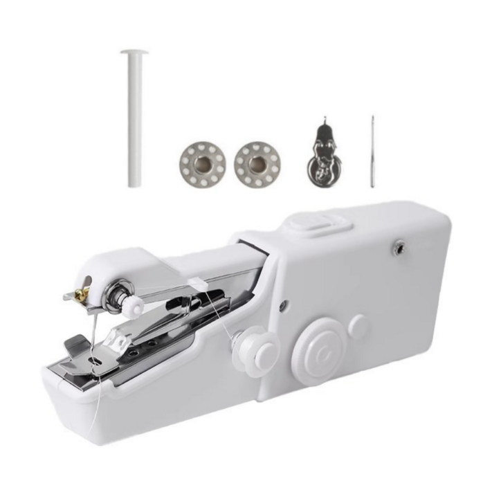 생활의정석 휴대용 미니 핸드 미싱기, 화이트