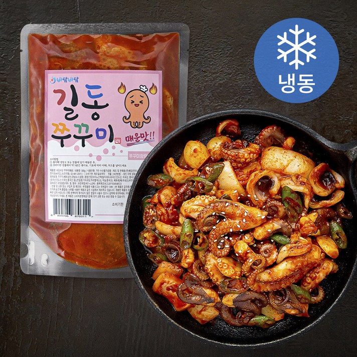 바담바담 길동 쭈꾸미볶음 매운맛 냉동, 300g, 1개